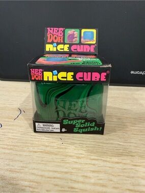 Nice Cube - Green Super Solid Squish Stress Toy